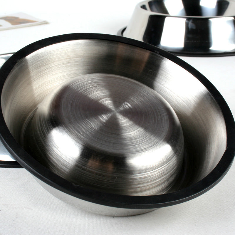 Classic Stainless Steel Bowls| Durable & Easy to Clean | Furry Lovers Pet
