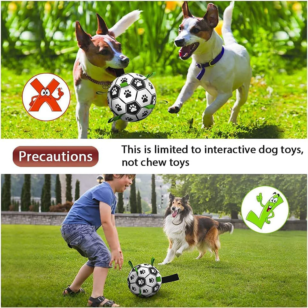 Outdoor Pet Football Toy | Durable Dog Play Toy | Furry Lovers Pet