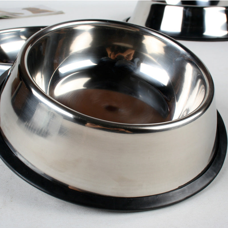 Classic Stainless Steel Bowls| Durable & Easy to Clean | Furry Lovers Pet