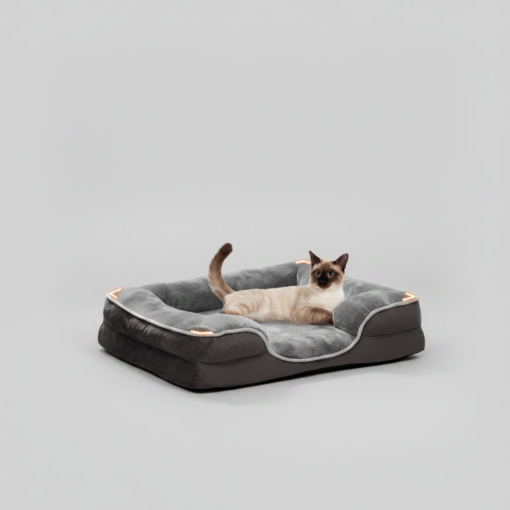 CalmPaw™ Cozy Dog Bed | Furry Lovers Pet