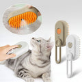 3-in-1 Cat Steam Brush | Clean, Massage & Groom | Furry Lovers Pet