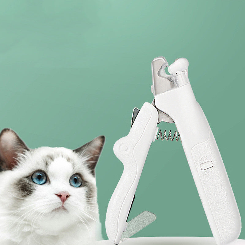 LED Pet Nail Clippers | Safe & Precise Nail Trimming | Furry Lovers Pet