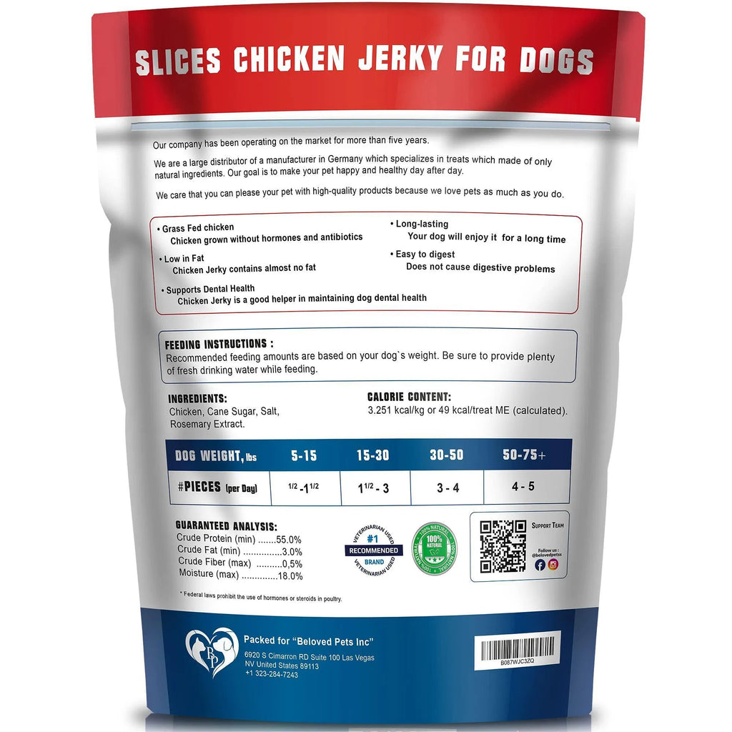 Chicken Jerky Dog Treats | Natural & Delicious | Furry Lovers Pet
