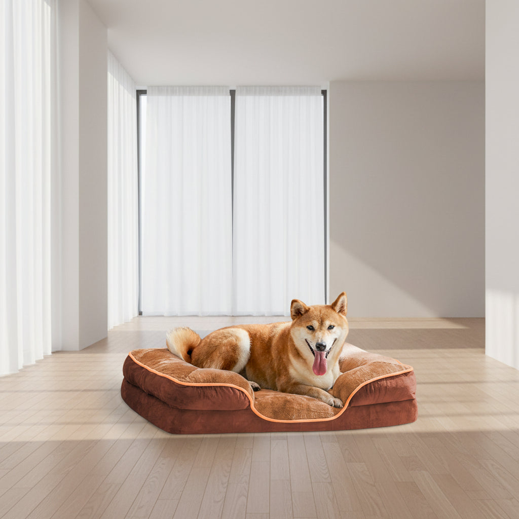 CalmPaw™ Cozy Dog Bed | Furry Lovers Pet