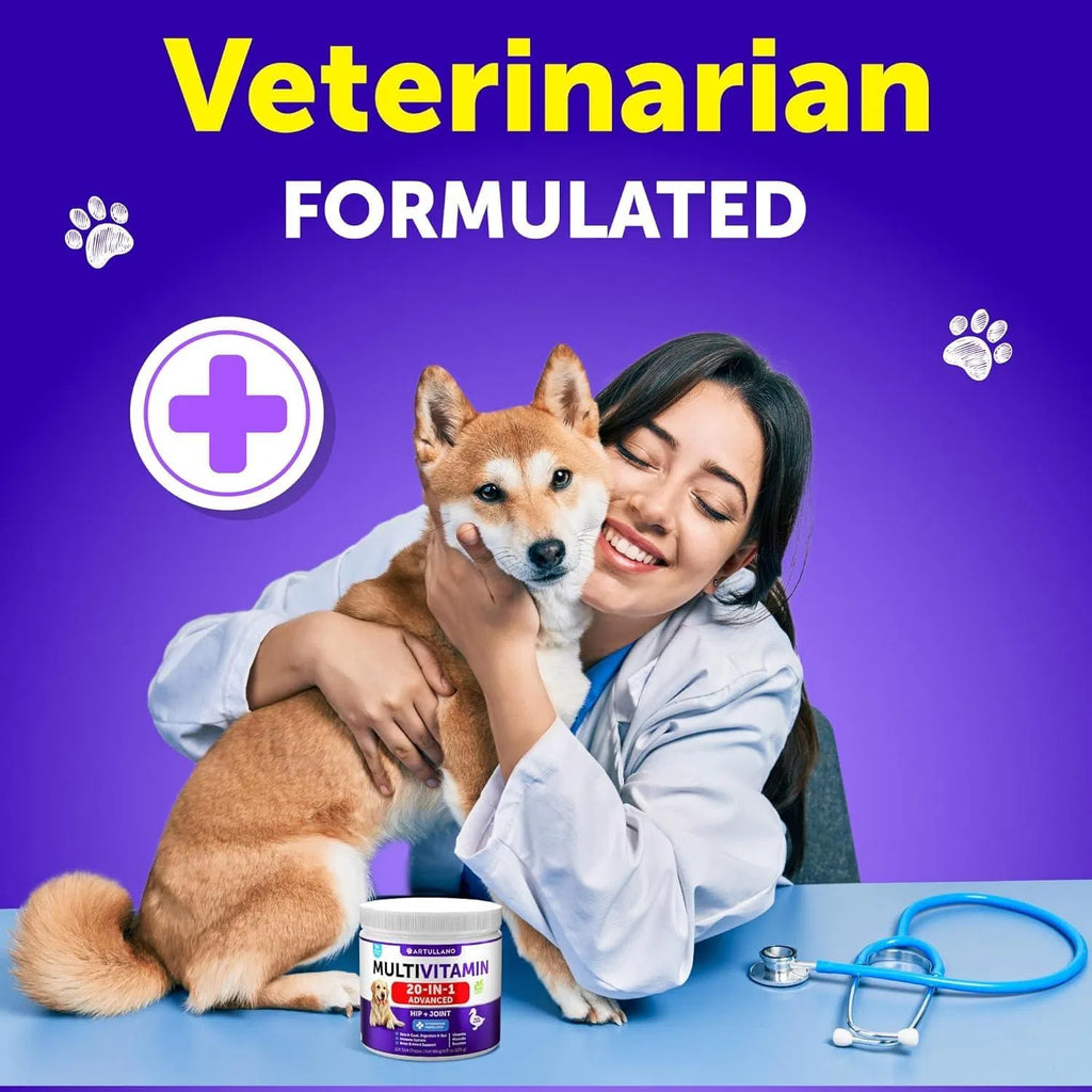 Complete Dog Multivitamin | 120 Chews | Furry Lovers Pet