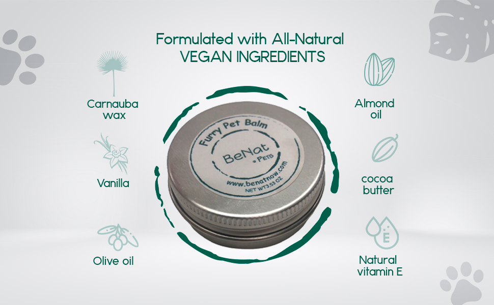 Furry Pet Balm | Natural Nose & Paw Balm for Dogs | 0.9 oz
