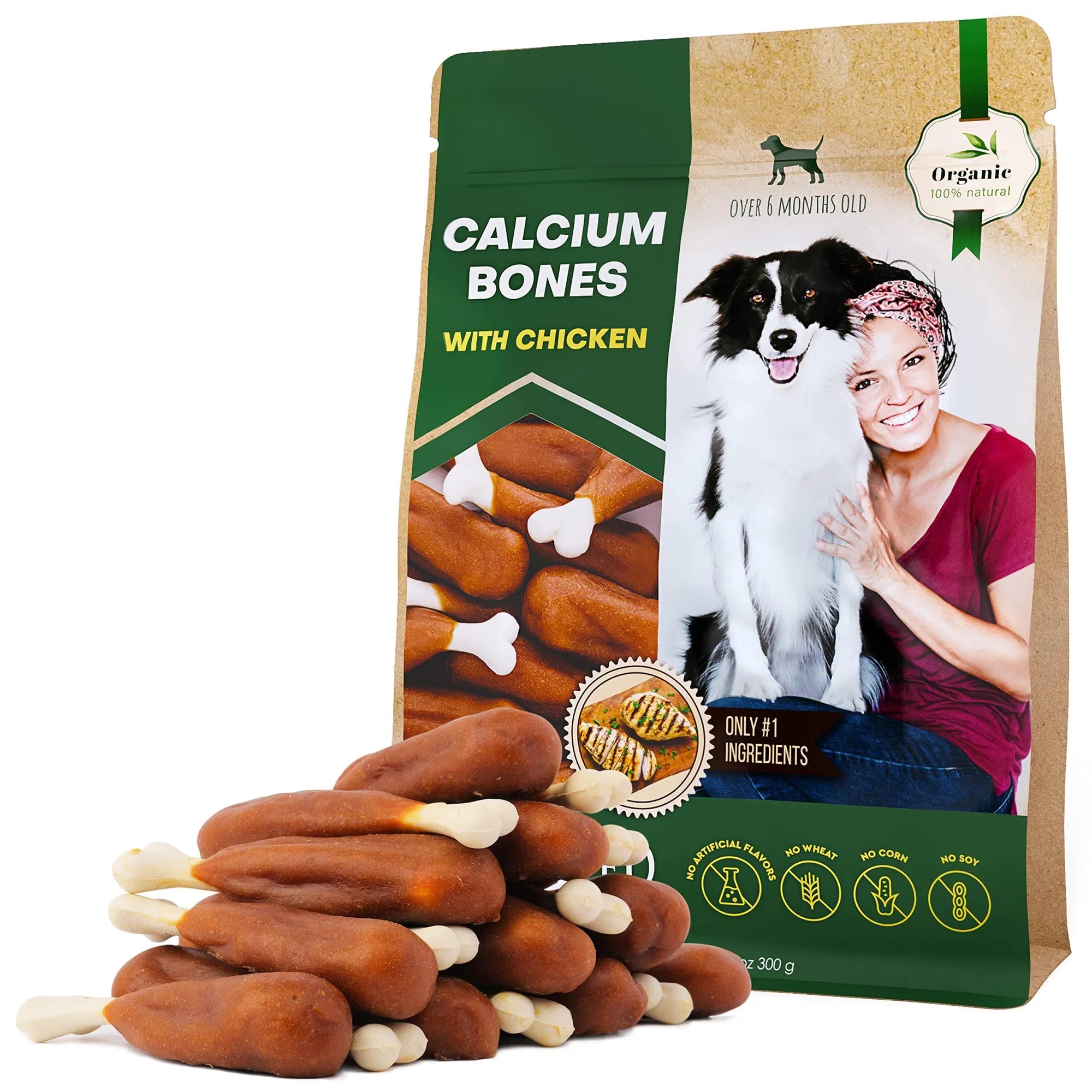Chicken Calcium Bones | Healthy Chew Treats for Dogs | Furry Lovers Pet