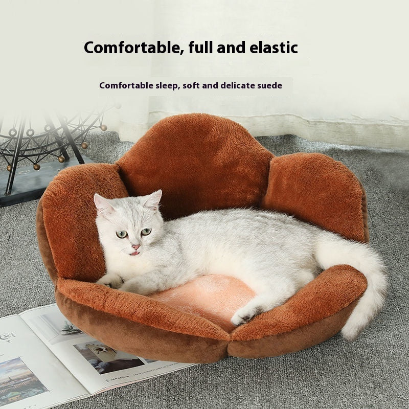 PawNest™ Cozy Cat Bed | Soft & Snug for Cats | Furry Lovers Pet