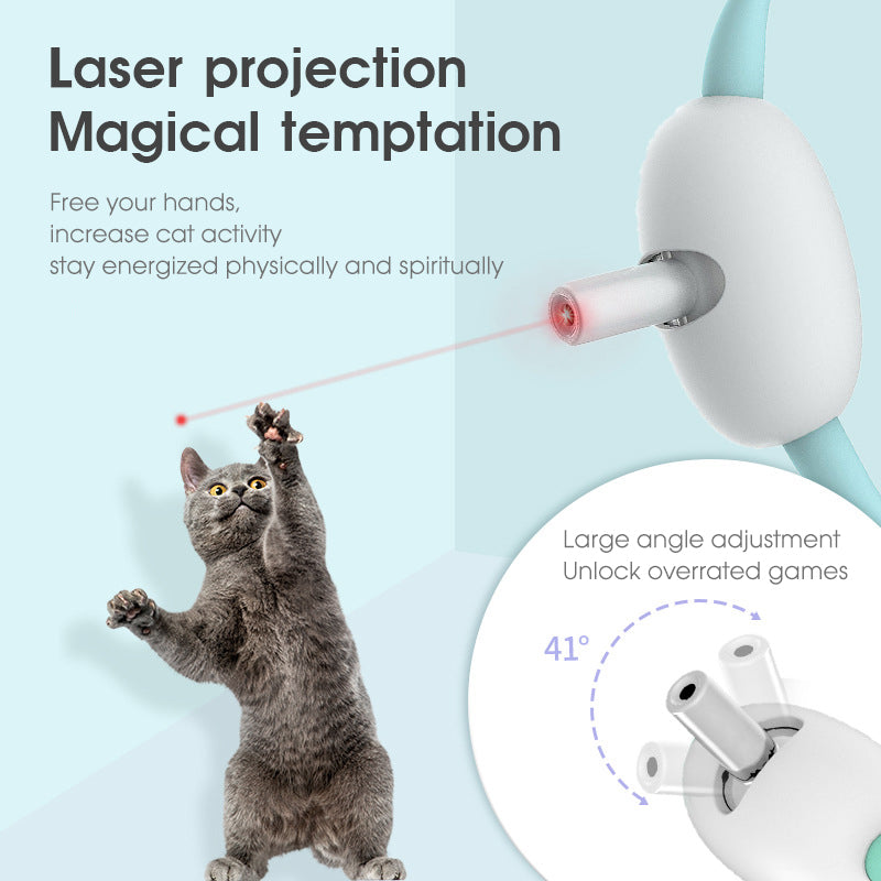 USB Rechargeable Cat Laser Toy | Automatic LED Laser | Furry Lovers Pet