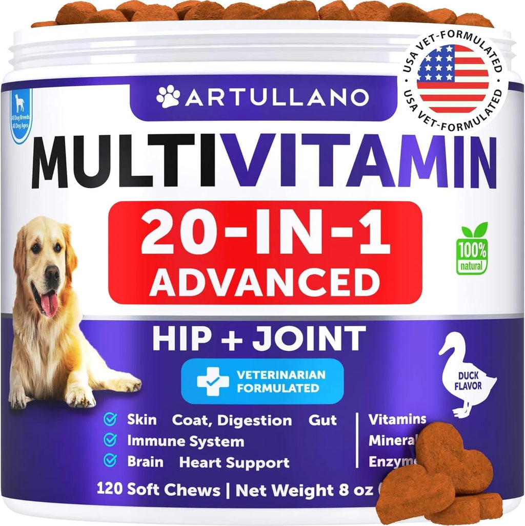 Complete Dog Multivitamin | 120 Chews | Furry Lovers Pet