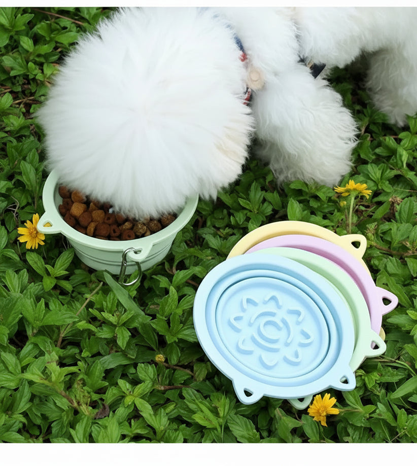 All-in-One Pet Travel Bowl | Foldable & Portable | Furry Lovers Pet